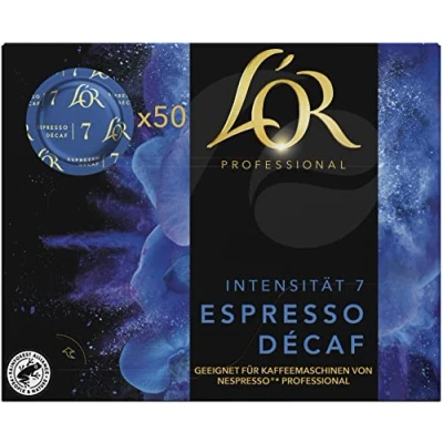 Afbeelding van Douwe Egberts professional discs Intensity 7, Espresso Décaf, pak van 50