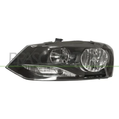 Afbeelding van PRASCO VG0234924 Koplampen Links H7/H7 zwart Met regelmotor voor LWR VOLKSWAGEN: Polo V Hatchback