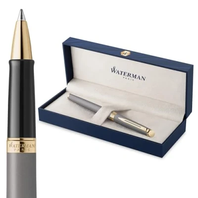 Afbeelding van Waterman Hémisphère rollerballpen De subtiele versie Steengrijs fijne punt met Geschenkdoos