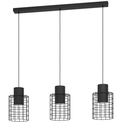 Afbeelding van EGLO Milligan Hanglamp E27 103 cm Zwart/Wit