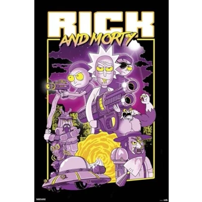 Afbeelding van Poster Rick and Morty Characters 61x91,5cm
