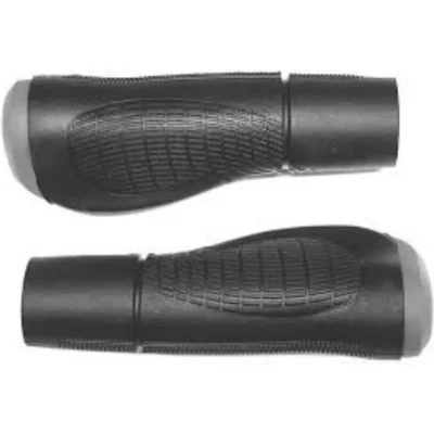 Afbeelding van Handvatset Ergo 2 componenten Zwart 138/138mm 1 kant geopend