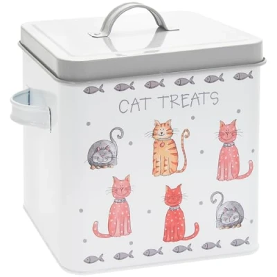 Afbeelding van The Leonardo Collection Faithful Friends snoepdoos voor katten