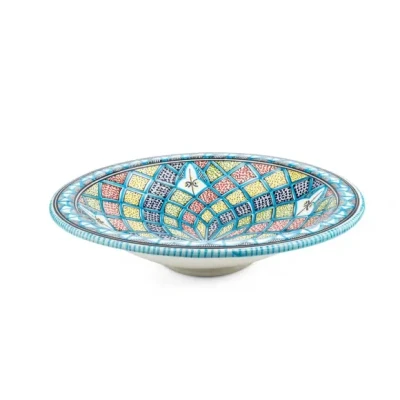 Afbeelding van Dishes &amp; Deco Schaal 40cm Turq Blue