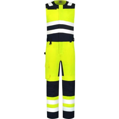Afbeelding van Tricorp 753007 Bodybroek High Vis Bicolor Fluo Geel/Inkt