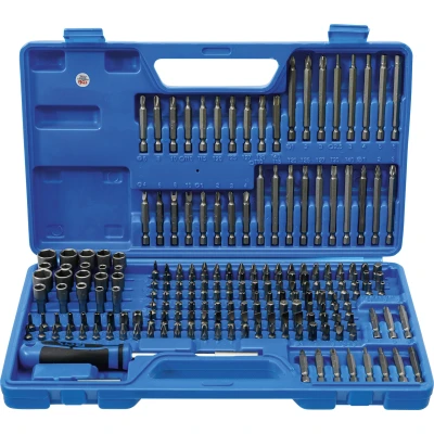 Afbeelding van BGS 20103 Universele veiligheidsbitset voor boormachines 6,3 mm (1/4 inch) zeskantaandrijving 208 delig