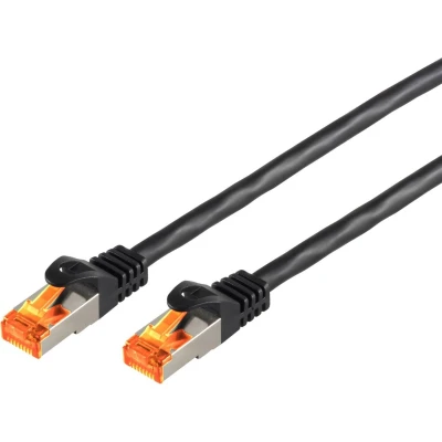 Afbeelding van S/FTP CAT6a 10 Gigabit outdoor netwerkkabel met PE mantel / zwart 75 meter