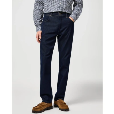 Afbeelding van Wrangler Greensboro Straight leg jeans, Heren, Maat: 42x34, Moonlight rinse