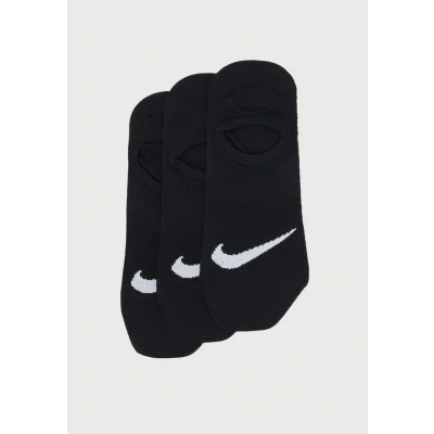 Afbeelding van Nike Performance Everyday PLUS Footie 3 PACK Enkelsokken, Dames, Maat: XL, Black/white
