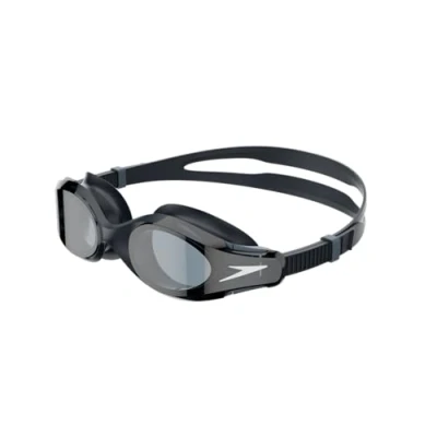 Image de Speedo Lunettes de natation unisexe Hydrosity 2.0 Anti buée fuite, noir/gris oxyde/fumée, taille unique