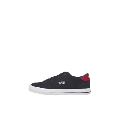 Afbeelding van Jack &amp; Jones Jfwrob Combo Sneakers laag, Heren, Maat: 45, Navy Imitatieleer/ textiel