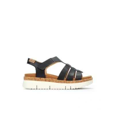 Afbeelding van Pikolinos Palma Sandalen met sleehak, Dames, Maat: 36, Black Schoenen