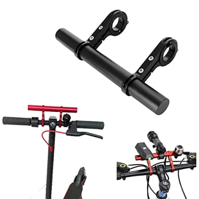 Afbeelding van Fututech Uitbreidingshouder voor elektrische scooter, fiets, MTB, stuur Xiaomi M365 Pro Pro2 1S handgreep Segway Ninebot Max G30 E22 E25, reserveonderdeel (zwart)