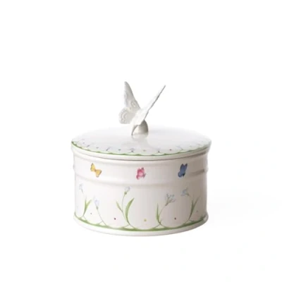 Afbeelding van Villeroy en Boch Colourful Spring doos, 16 cm, porselein, wit/kleurrijk