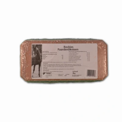 Afbeelding van Rockies Liksteen Paard Naturel Voedingssupplement 2 kg