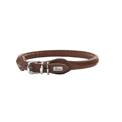 Afbeelding van Hunter Hondenhalsband Round &amp; Soft Bruin