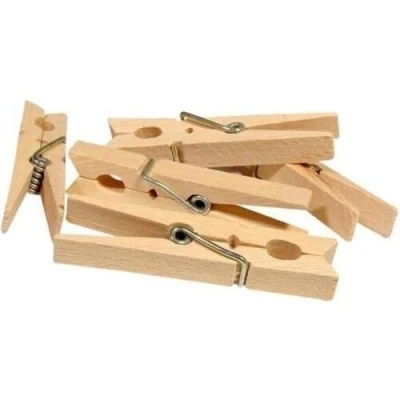 Afbeelding van Benson Wasknijpers Hout 50 stuks
