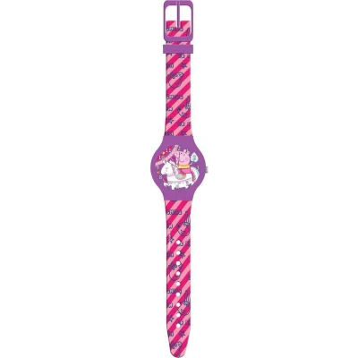 Afbeelding van Peppa Pig Horloge Junior 22,5 Cm Roze/paars