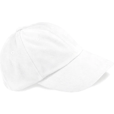 Afbeelding van Beechfield Laag profiel pet in geborsteld katoen B57 White