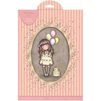 Afbeelding van 3D Papier Guirlande Set Gorjuss Santoro