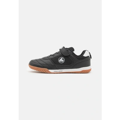 Afbeelding van JAKO SH Winger Unisex Zaalvoetbalschoenen voor kinderen, Maat: 37, Jet black/white Imitatieleer/ textiel