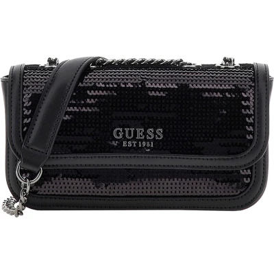 Afbeelding van Guess Kaska Mini Cnvrtble Xbody Flap black Damestas