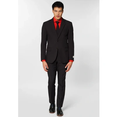 Afbeelding van Opposuits Knight Kostuum, Heren, Maat: 54, Black