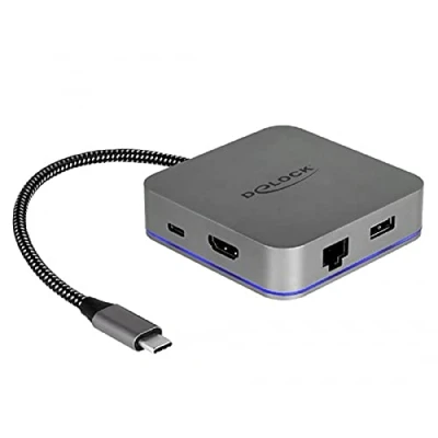 Afbeelding van Delock USB Type C Dockingstation für Mobilgeräte 4K