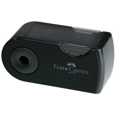 Afbeelding van puntenslijper Faber Castell Sleeve Mini enkel zwart