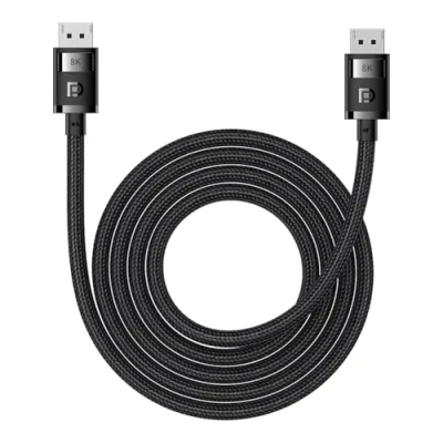 Afbeelding van Baseus High Definition DisplayPort 1.4 Videokabel 8K 60Hz 2M Zwart