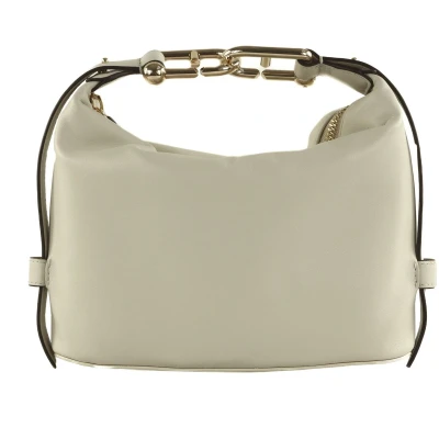 Afbeelding van FURLA Leren Handtas Nuvola Mini Handbag Marshmallow Lichtgrijs