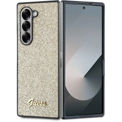 Afbeelding van Guess GUHCZFD6HGGSHD Z Fold6 F956 goud/goud 4G Glitter Script