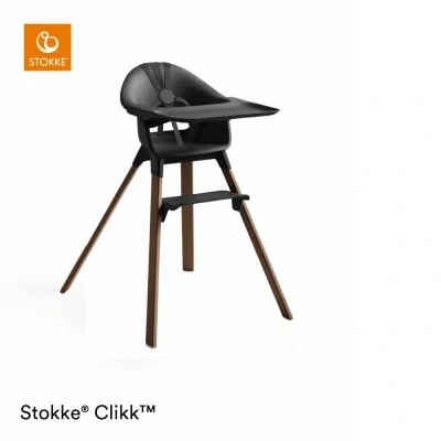 Afbeelding van Stokke Kinderstoel Clikk Black/Warm Brown