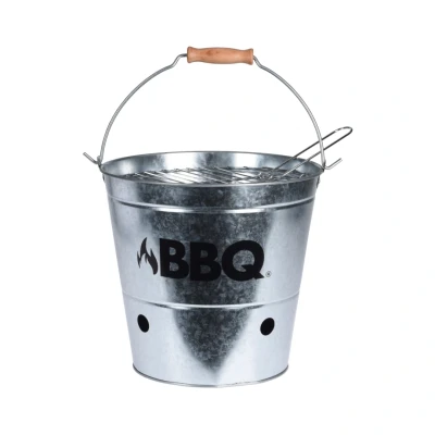 Afbeelding van BBQ emmer zink