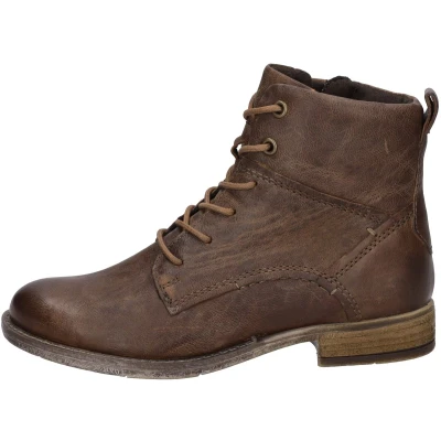 Afbeelding van Josef Seibel Sienna Veterboots, Dames, Maat: 36, Moro Leer