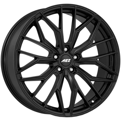Afbeelding van Aez Porto Black 8.0x19 5x112 ET35 70.1 Velg