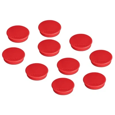Afbeelding van FRANKEN magnetische klem, houdkracht: 1.500 g, diam. 38 mm, rood