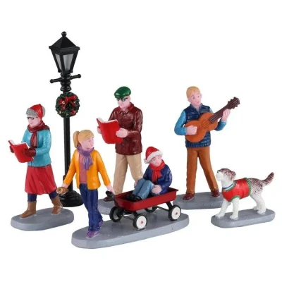 Afbeelding van Merry songs, set of 6 LEMAX