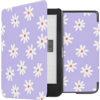 Afbeelding van iMoshion Ereader Cover / Hoesje Geschikt voor Kobo Clara HD Design Sleepcover Bookcase zonder stand Flowers Distance