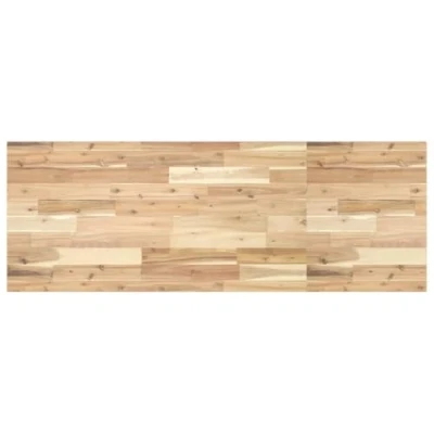 Afbeelding van vidaXL Wastafelblad 120x50x2 cm onbehandeld massief acaciahout