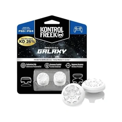 Image de KontrolFreek FPS Freek Galaxy Black pour Playstation 4 (PS4) et 5 (PS5) Baguettes performantes 1 haute taille, mi Noir