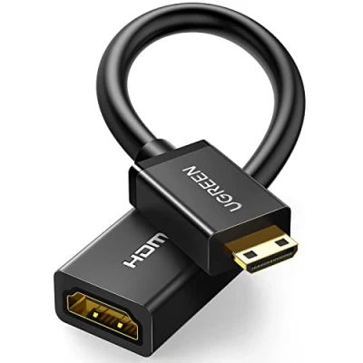 Afbeelding van HDMI naar Mini Adapter kabel 4K 60 Hz 22 cm