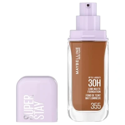 Afbeelding van Maybelline New York Langdurige vloeibare foundation Ultra Resistent Glanzende Matte finish Verrijkt met aminozuren Alle huidtypes Superstay 30H Lumi Kleur: 355 35ml