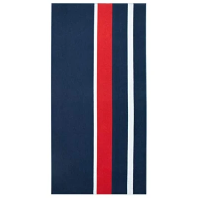 Afbeelding van ZOLLNER katoenen strandlaken, maat 100x200 cm, kleur blauw wit rood