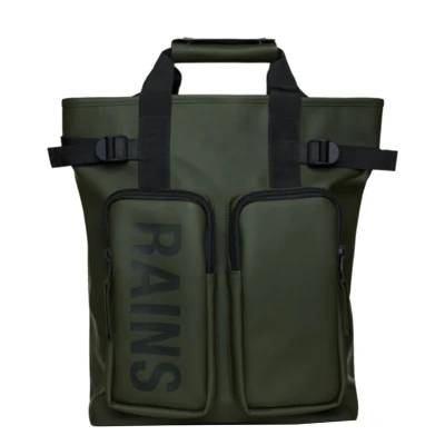 Afbeelding van Rains Texel TOTE Backpack Unisex Rugzak, Maat: One Size, Green