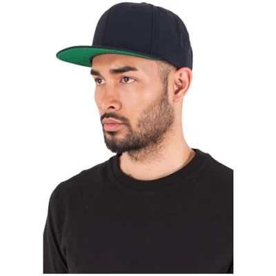 Image de Flexfit Casquette unisexe classique Snapback Pour homme et femme Disponible en plus de 20 couleurs taille unique, bleu marine, unique