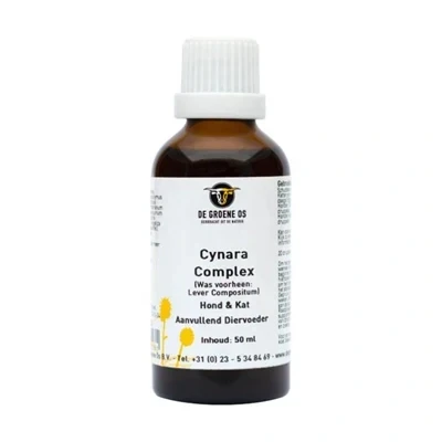 Afbeelding van De Groene Os Cynara Complex Hond / Kat 50 ML