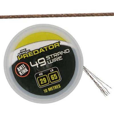Afbeelding van Fox Rage Predator Coated Steel Wire 10m 18kg