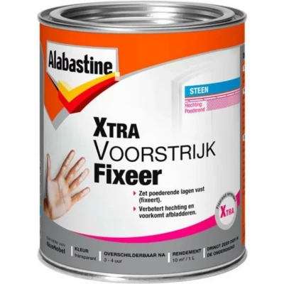 Afbeelding van Alabastine Xtra Voorstrijk Fixeer 1 ltr Muurverf &amp; Latex