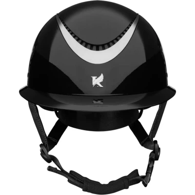 Afbeelding van Karben by Shires Cap Alina Ellipse Zwart/Gunmetal 58 60cm